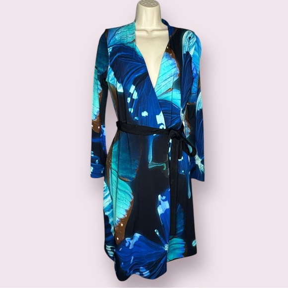 TED BAKER LONDON Alvira Butterfly Collective Wrap Dress TED Size 2 NWT - Picture 1 of 5